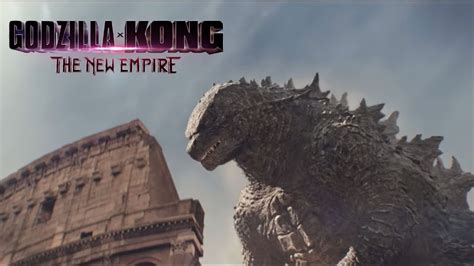 New Footage Of Godzilla X Kong The New Empire Godzilla At The Roman