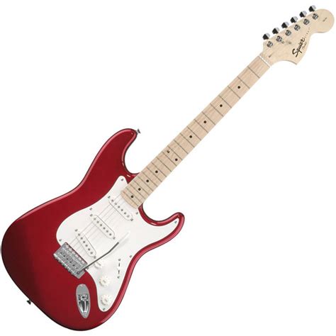 Disc Squier By Fender Affinity Stratocaster Metallic Red Gear4music