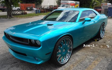 Candy Teal Dodge Challenger Dodge Challenger Mopar Muscle Challenger