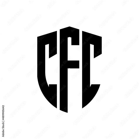 Cfc Letter Logo Design Cfc Modern Letter Logo With Black Background