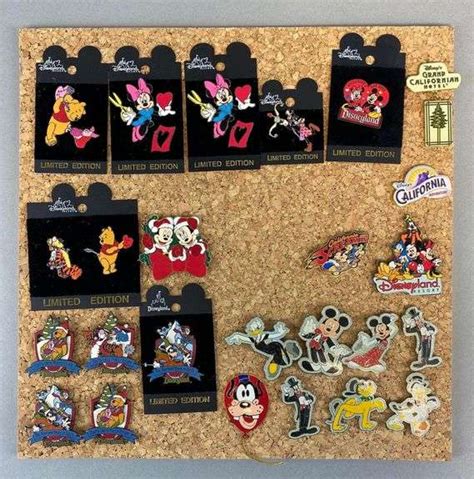 Group Of 24 Disney Enamel Pins Matthew Bullock Auctioneers