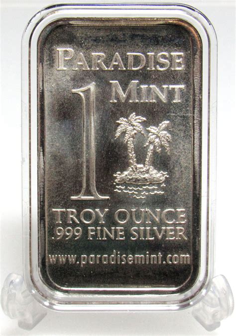 Paradise Mint Troy Ounce Fine Silver