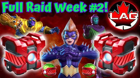 Full Raid Week 2 All Treasure Chests Full Rewards Titan Shards Plz Vanguard Titania Mcoc