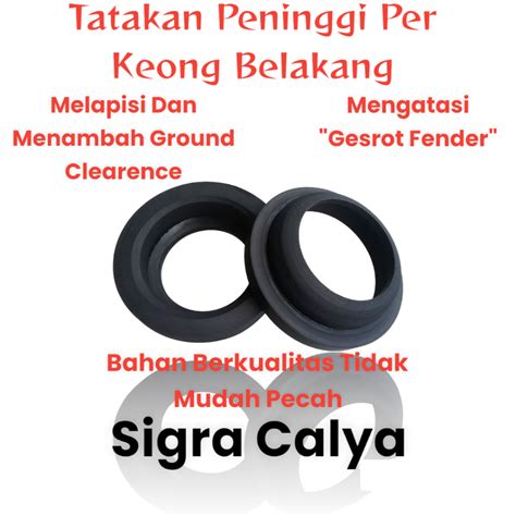 Jual Karet Tatakan Peninggi Per Keong Sigra Calya Belakang Atas Harga