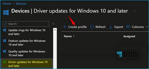 Efficient Management Of Windows Driver Firmware Updates From Intune