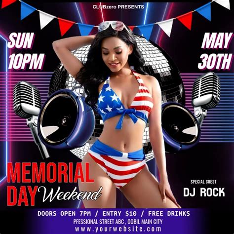 Memorial Day Weekend Template Postermywall