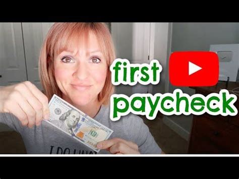 My First Youtube Paycheck How Much I Make With Subscribers