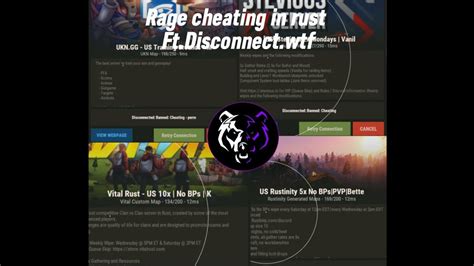 Rage Cheating In Rust Ft Disconnect Wtf YouTube