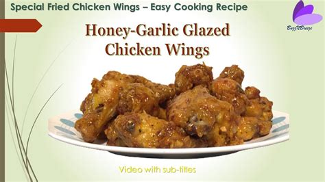 Honey Garlic Glazed Chicken Wings Easy Recipe Fried Chicken Wings