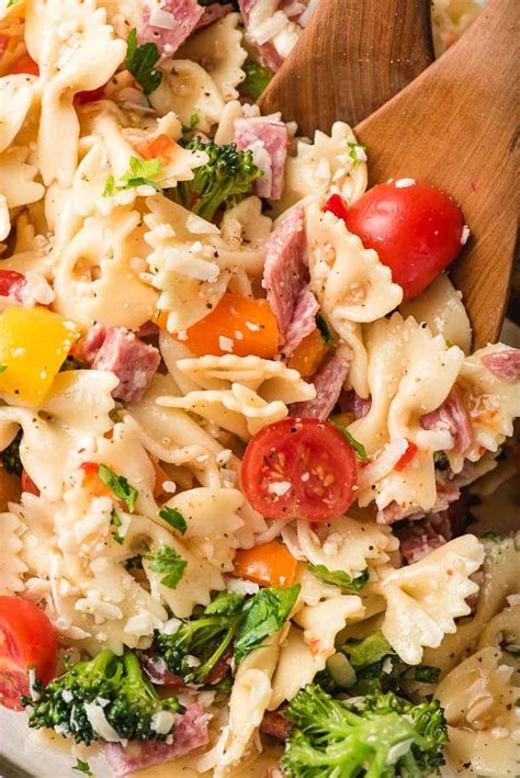 Bowtie Pasta Salad With Italian Dressing