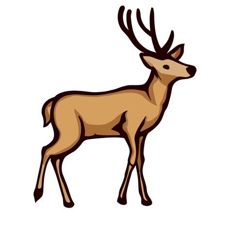 Deer icon clipart transparent background 24044252 PNG