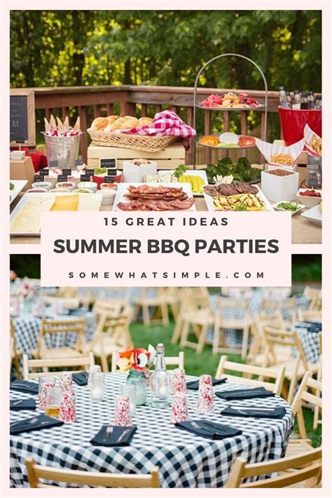 15 Favorite Summer BBQ Party Ideas