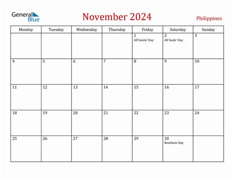 Calendar With Holidays 2024 Philippines Pdf Catha Daloris