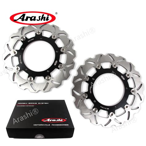 Arashi 2PCS CNC Full Floating Front Brake Disc Rotor Disk For YAMAHA