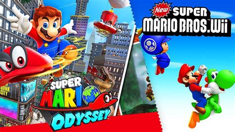 Super Mario Odyssey New Super Mario Bros Wii Full Game Walkthrough