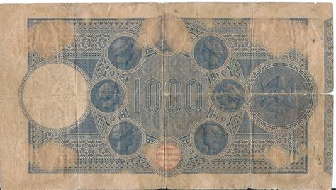 1000 Lire Banco Di Sicilia Bank Of Sicily Italy Numista