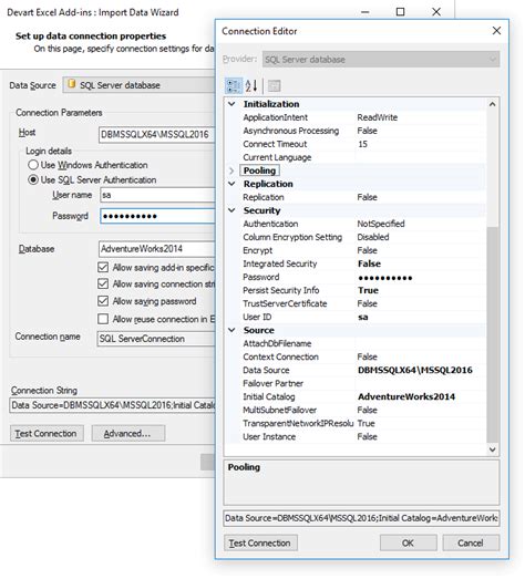 How To Connect And Load Data From Sql Server To Excel