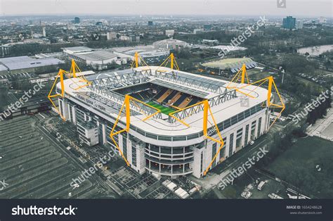 Dortmund Germany February 2020 Westfalenstadion Home Stock Photo ...