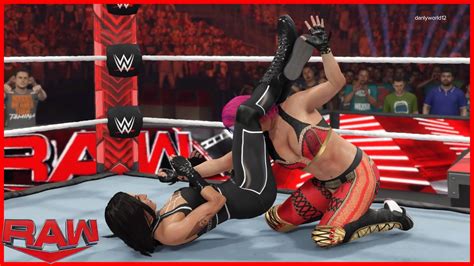 Wwe 2k23 Raw Universal Women´s Championship Rematch Sonya Deville Vs Asuka Youtube