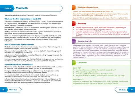 Collins Snap Revision Text Guides Macbeth Aqa GCSE English