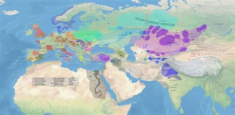 Diachronic Map Of Bronze Age Migrations In 1750 1250 Bc Map