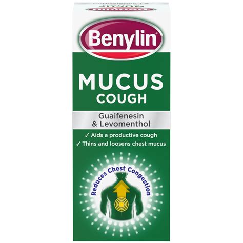 benylin mucus cough syrup ml cold flu bm stores