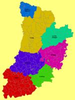 Mapa De Comarcas De La Provincia De L Rida Mapa Owje