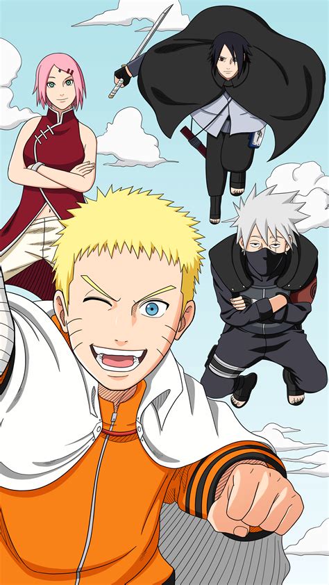 Team 7 Naruto Shippuden Wallpapers Top Free Team 7 Naruto Shippuden