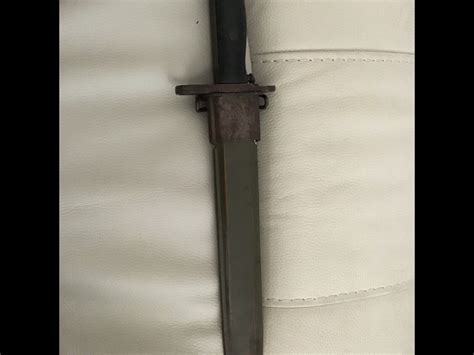 Original Wwii Us M1 Garand Bayonet Afh 10 Blade Wscabbard Cp1094943