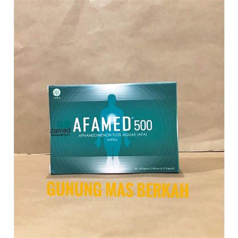 Jual Afamed Afamed Mg Kapsul Daya Tahan Tubuh Box Shopee Indonesia