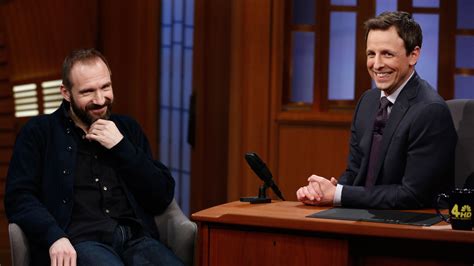 Watch Late Night with Seth Meyers Interview: Ralph Fiennes Interview ...