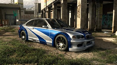 Nfs Mw Cinematics Bmw M Gtr Plak Graphics Realistic Edition