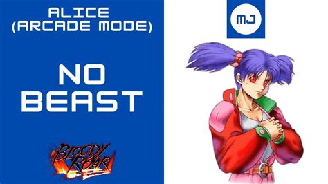 Alice In Arcade Mode Without Transformation Bloody Roar Ps1 Youtube