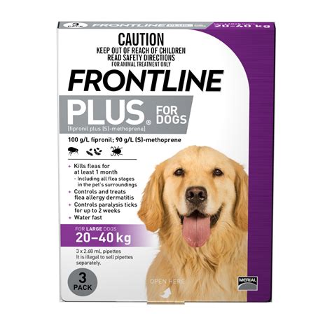 Is Frontline Plus Safe For Older Dogs