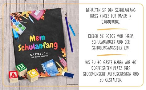 Mein Schulanfang G Stebuch Zur Einschulung Buch In Farbe Zum