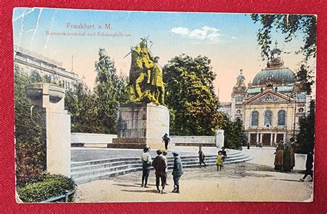 Antique Imperial German Reich Color Postcard Frankfurt A M Germany