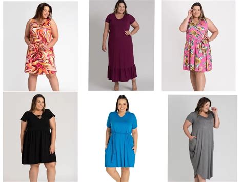 Vestidos Feminino Plus Size Ver O Em Promo O No Mam E Pechincha