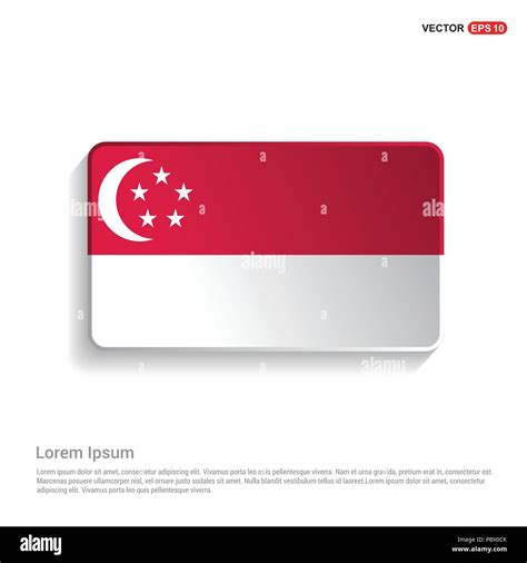 Singapore flag design vector Stock Vector Image & Art - Alamy