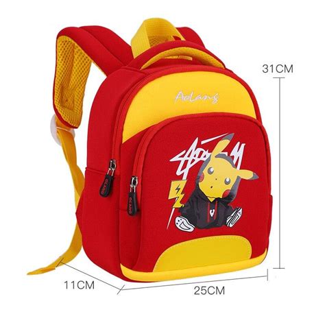 Pokémon Pikachu tryckt i ryggsäck Min Ryggsack