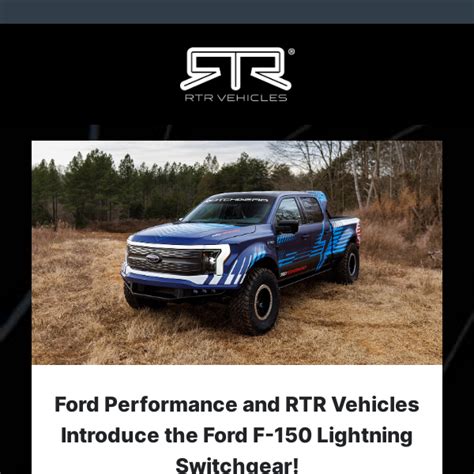 Introducing The Ford F Lightning Switchgear Rtr Vehicles