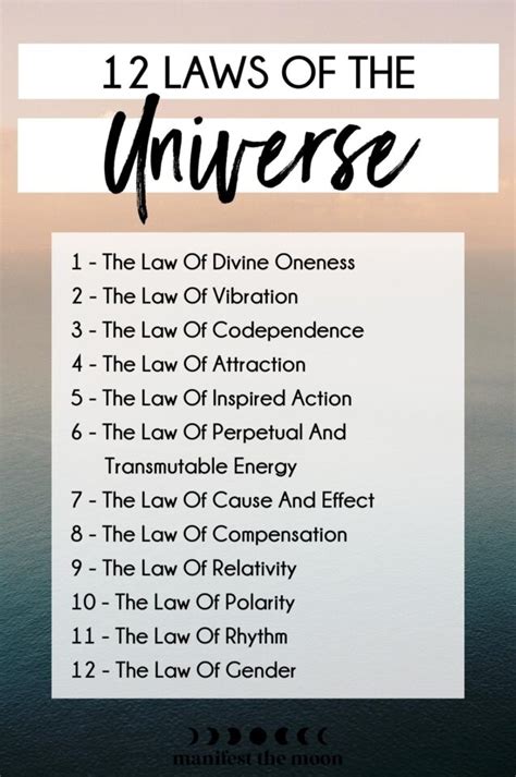 Laws Of The Universe How To Use Them To Live A Better Life