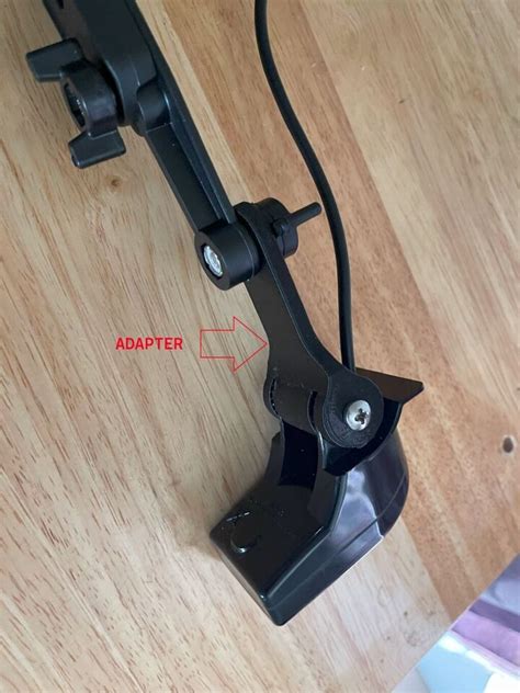 Mounting Adapter For Scotty Mount And Garmin Dual Beam Transducer Ebay