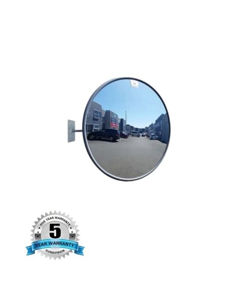 Outdoor 450mm Acrylic Convex Mirror Steelmark