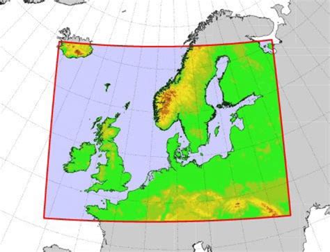 Geographic Domain Covered By The Dmi Eps Download Scientific Diagram