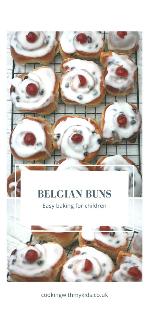 These Belgian buns are a delicious sweet bun filled with sultanas and ...