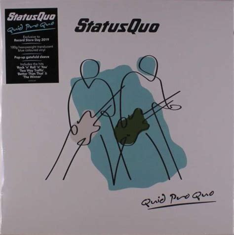 Status Quo Quid Pro Quo G Blue Vinyl Lp Jpc