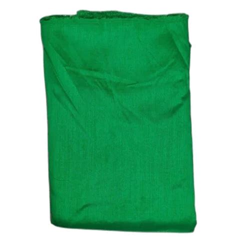 Plain Green Banglori Silk Fabric At Rs Meter In Surat Id