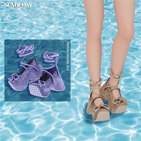 Sunberry Platform Sandals 237 Sunberry 심즈 4 심즈