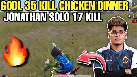 Godl 35 KILL CHICKEN DINNER Jonathan Solo 17 Kill Godlike