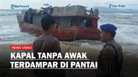 Viral Kapal Misterius Tanpa Awak Terdampar Di Pantai Alas Purwo